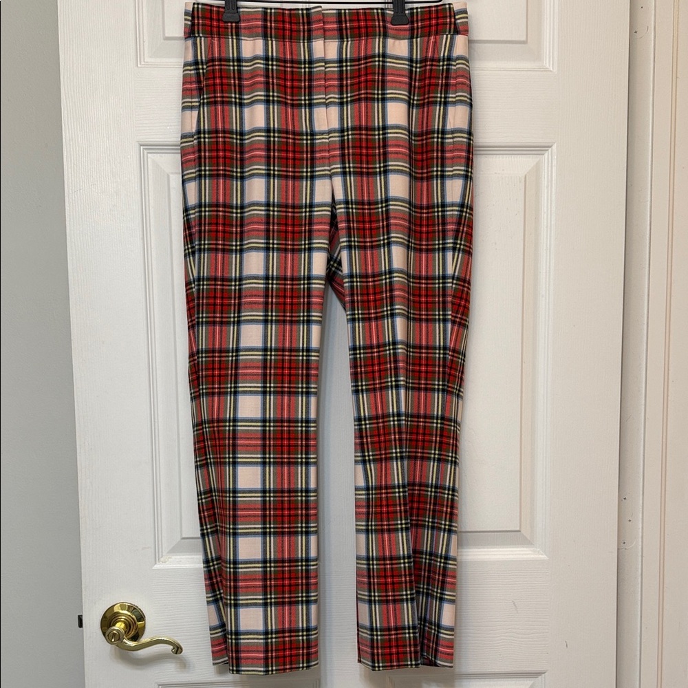 J. Crew Willa Stewart Tartan Plaid Wool Pants Size 6 NWT - Picture 5 of 10